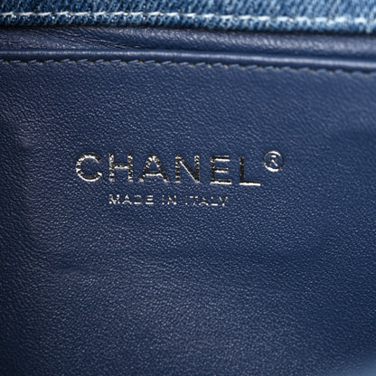Chanel Denim Quilted Medium Boy Flap Blue 6 of 10