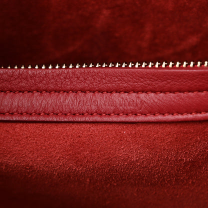 Celine Baby Grained Calfskin Medium Phantom Luggage Carmin 5 of 20