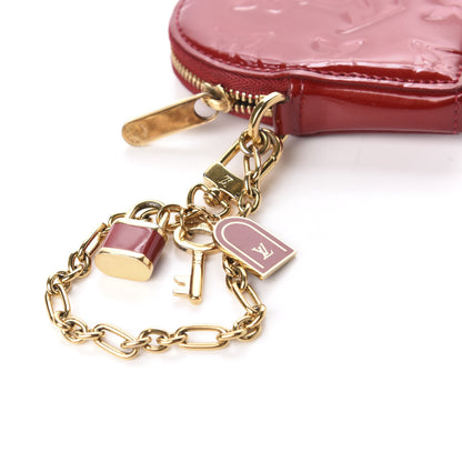 Louis Vuitton Vernis Coeur Heart Coin Purse Pomme D'Amour 7 of 7