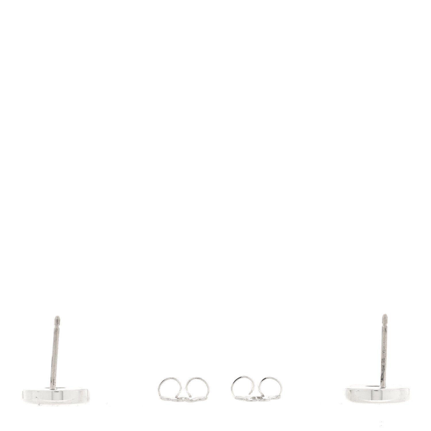 Tiffany Sterling Silver 1837 Circle Earrings 3 of 4