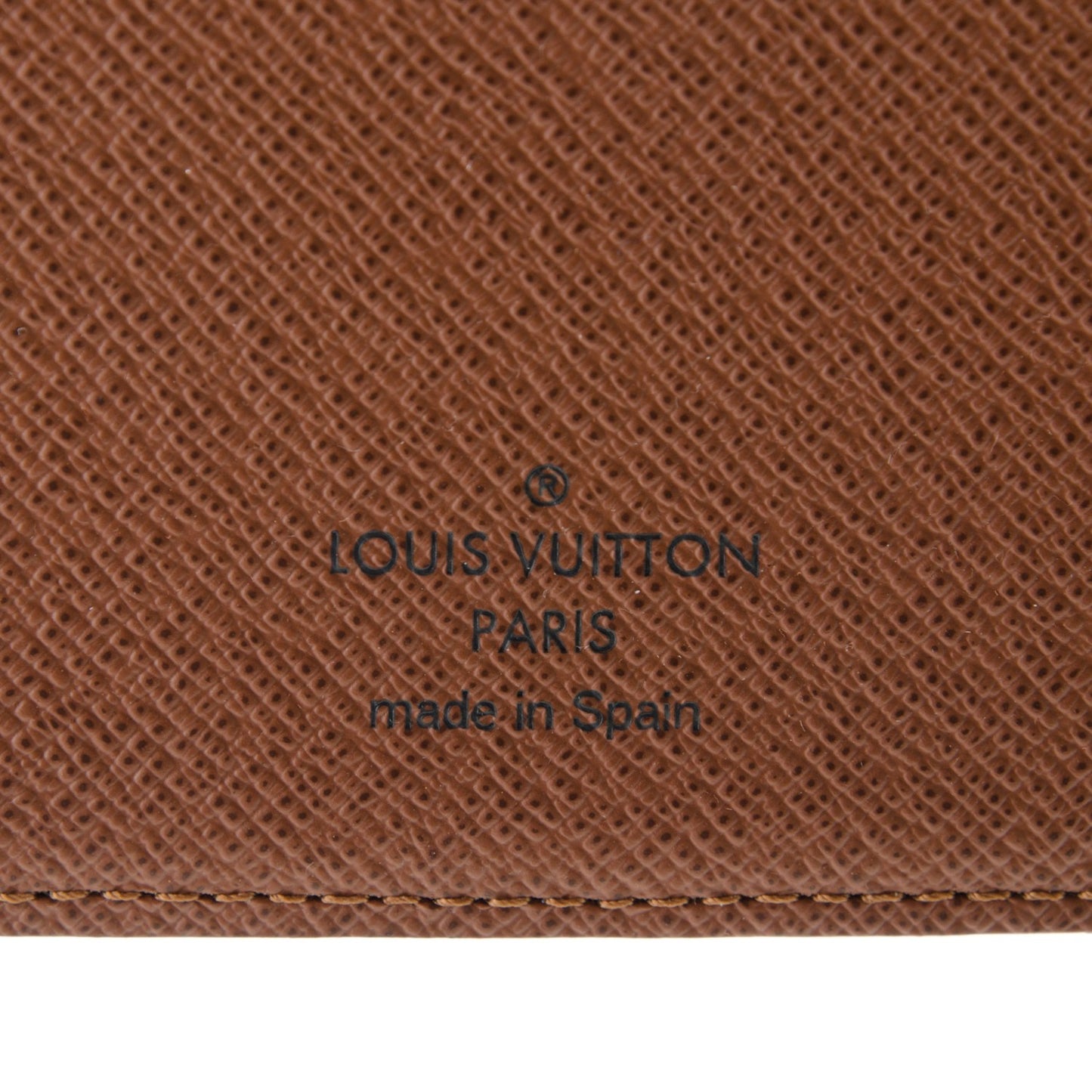 Monogram Pocket Agenda Cover