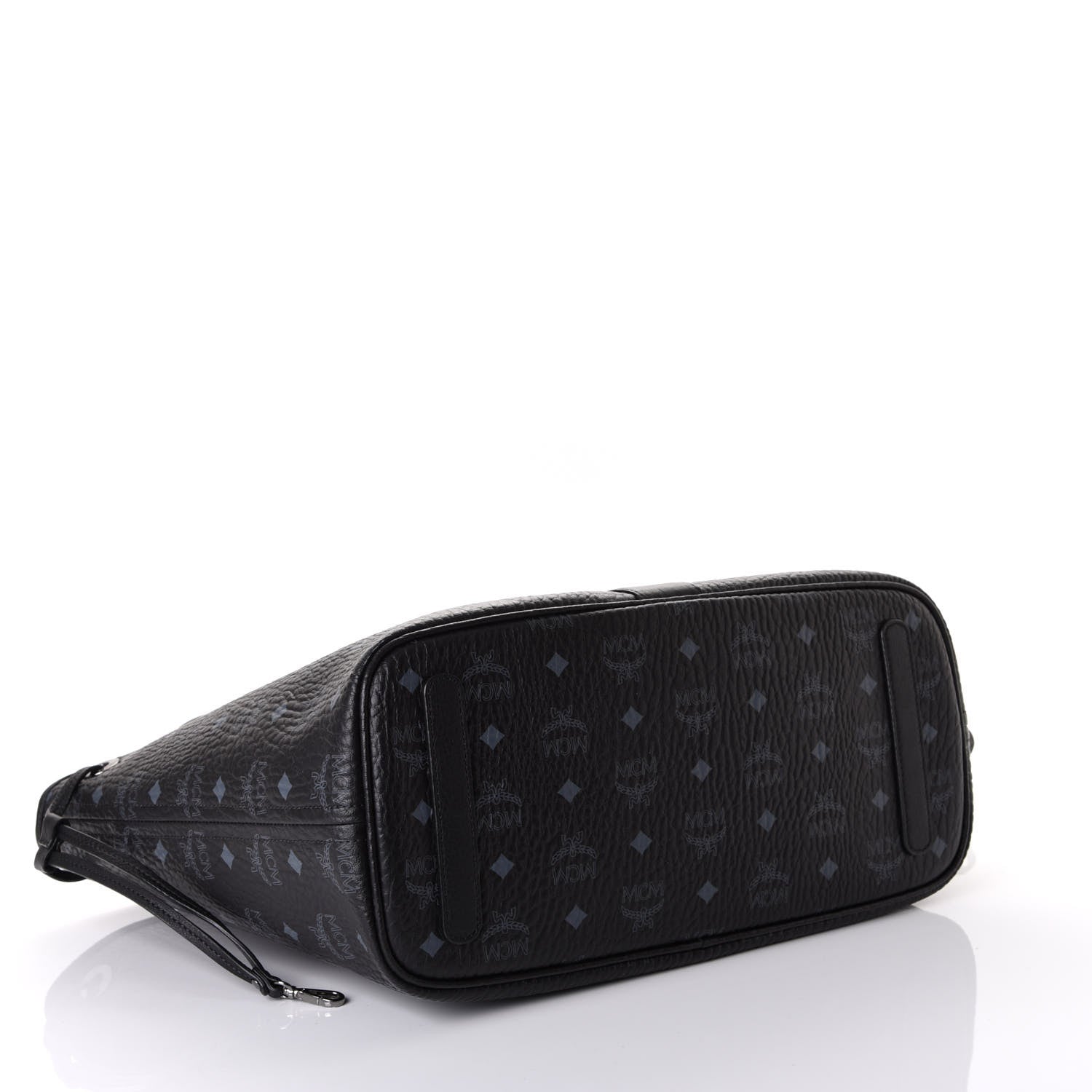 MCM Visetos Medium Liz Reversible Shopper Tote Black 5 of 14