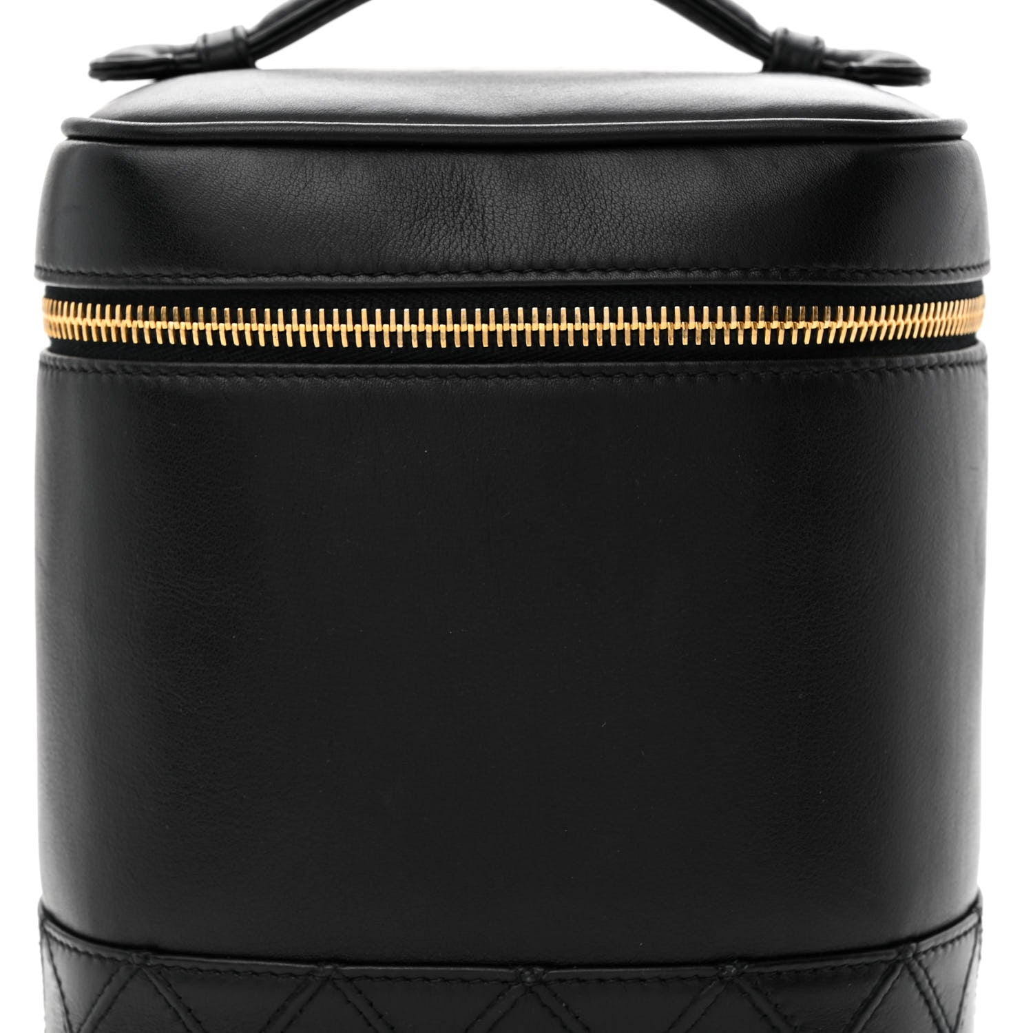 Chanel Lambskin Vanity Cosmetic Case Black 9 of 12