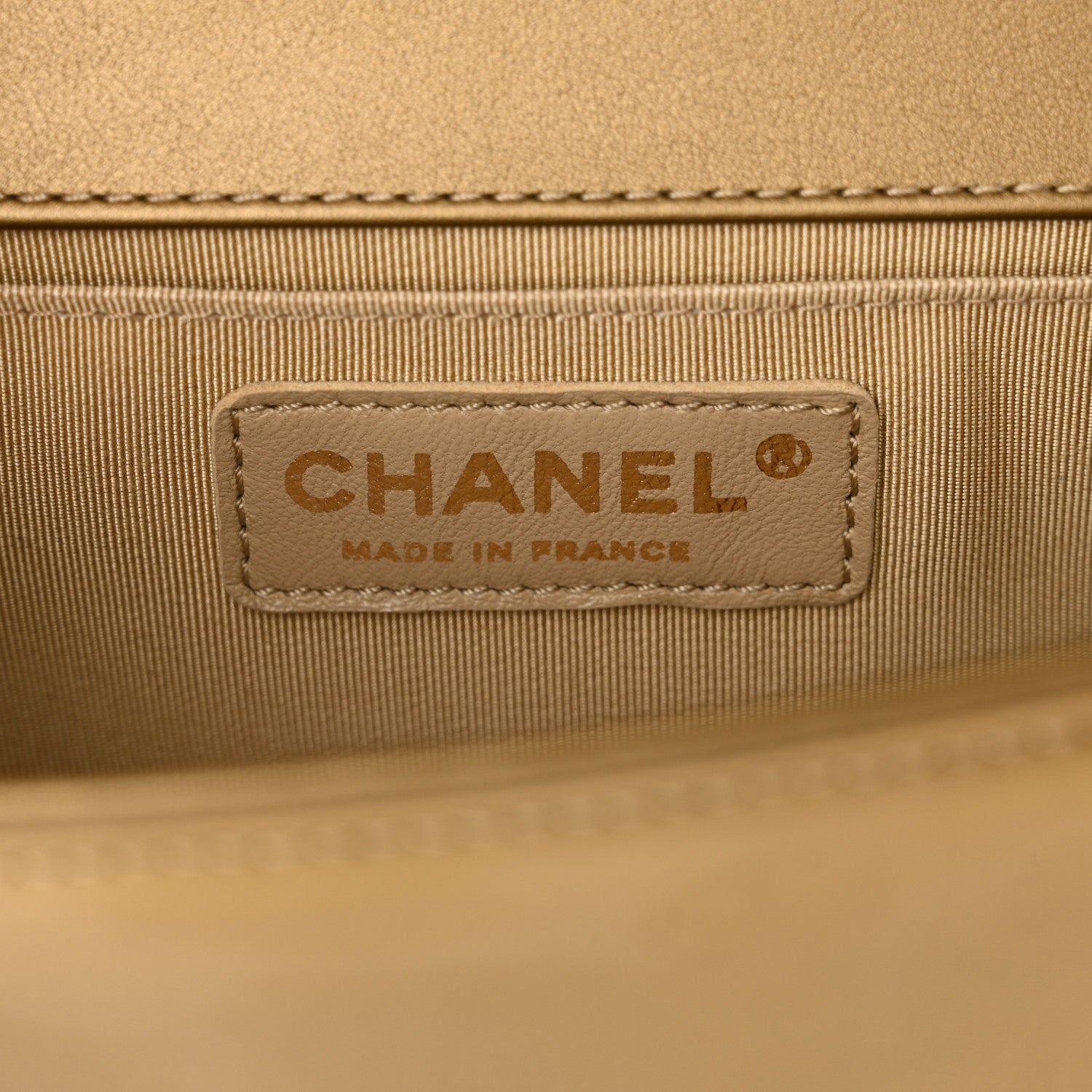 Chanel Metallic Patent Calfskin Quilted Small Boy Flap Gold 6 of 11