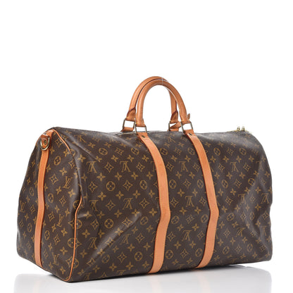 Louis Vuitton Monogram Keepall Bandouliere 55 3 of 16