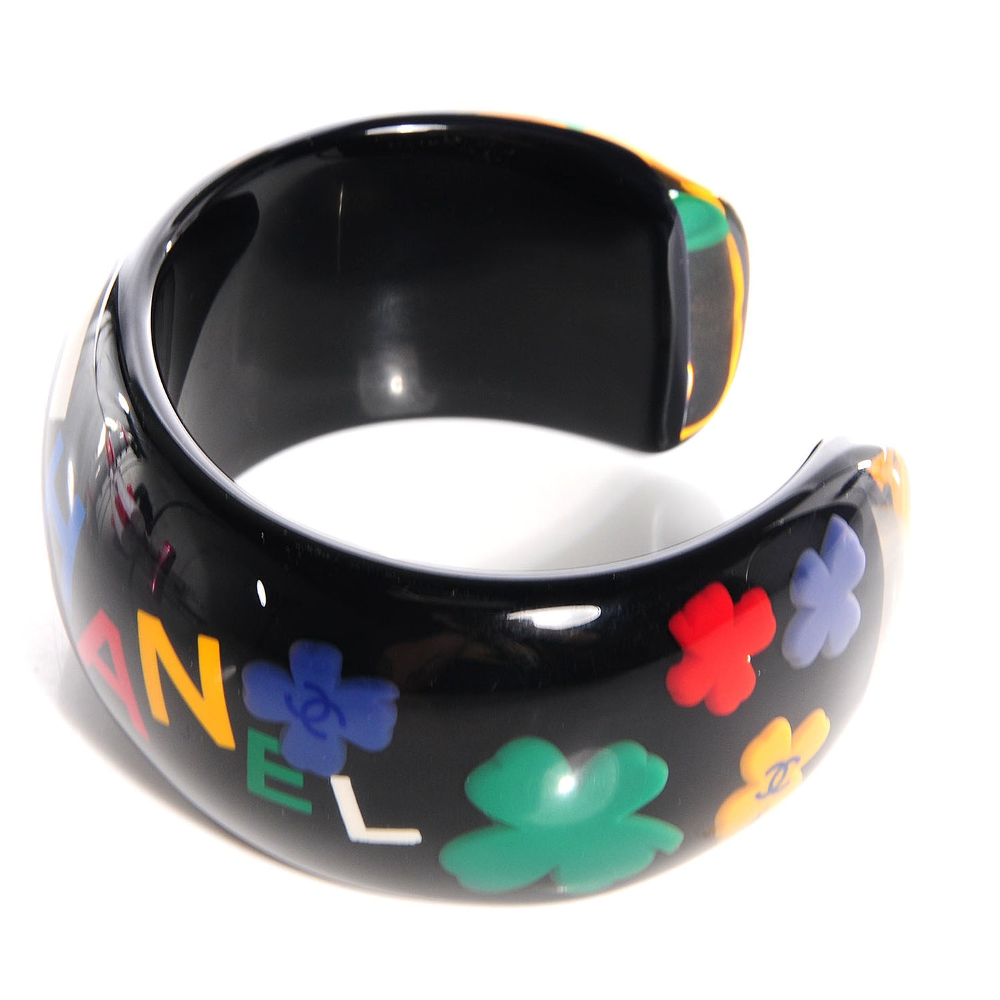 Resin Clover CC Cuff Black