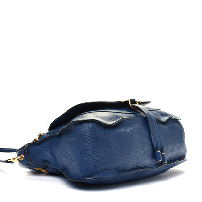 Chloe Calfskin Medium Marcie Satchel Royal Navy 3 of 7