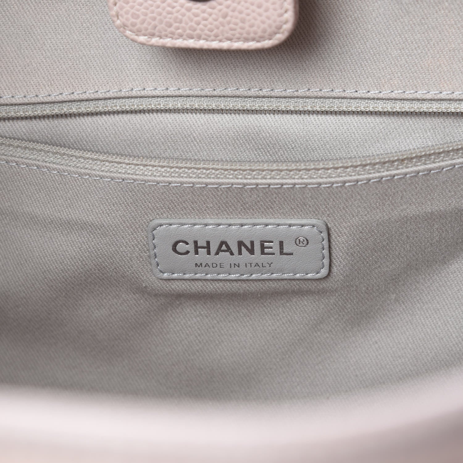 Chanel Glazed Calfskin Large Deauville Tote Light Pink 6 of 12