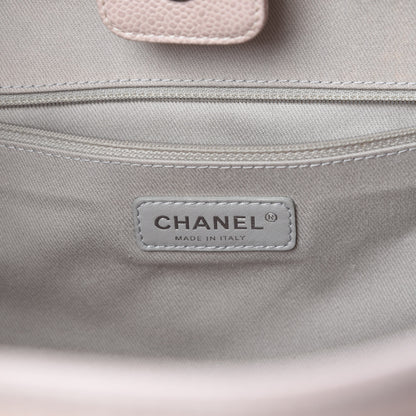 Chanel Glazed Calfskin Large Deauville Tote Light Pink 6 of 12