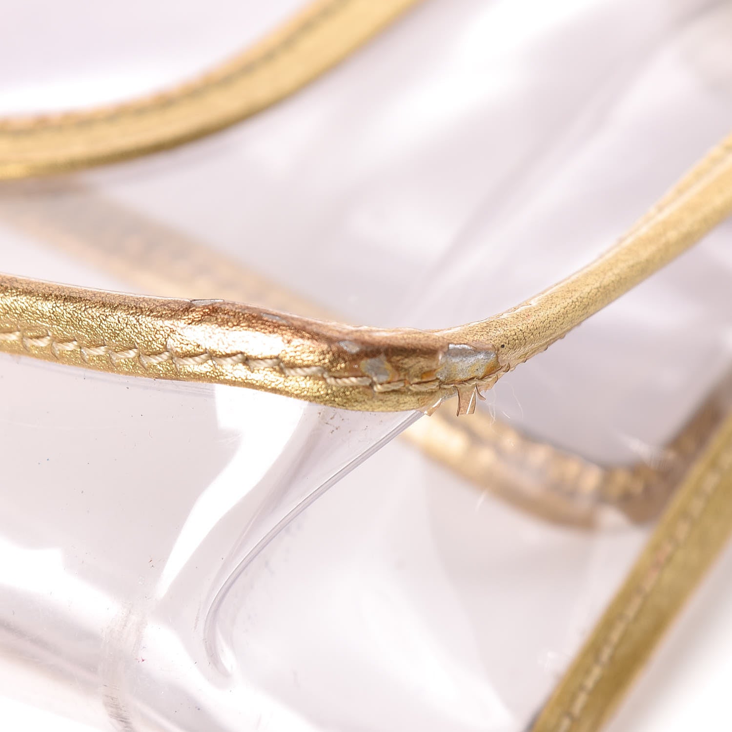 Chanel Lambskin Vinyl Large Naked Flap Gold 12 of 22