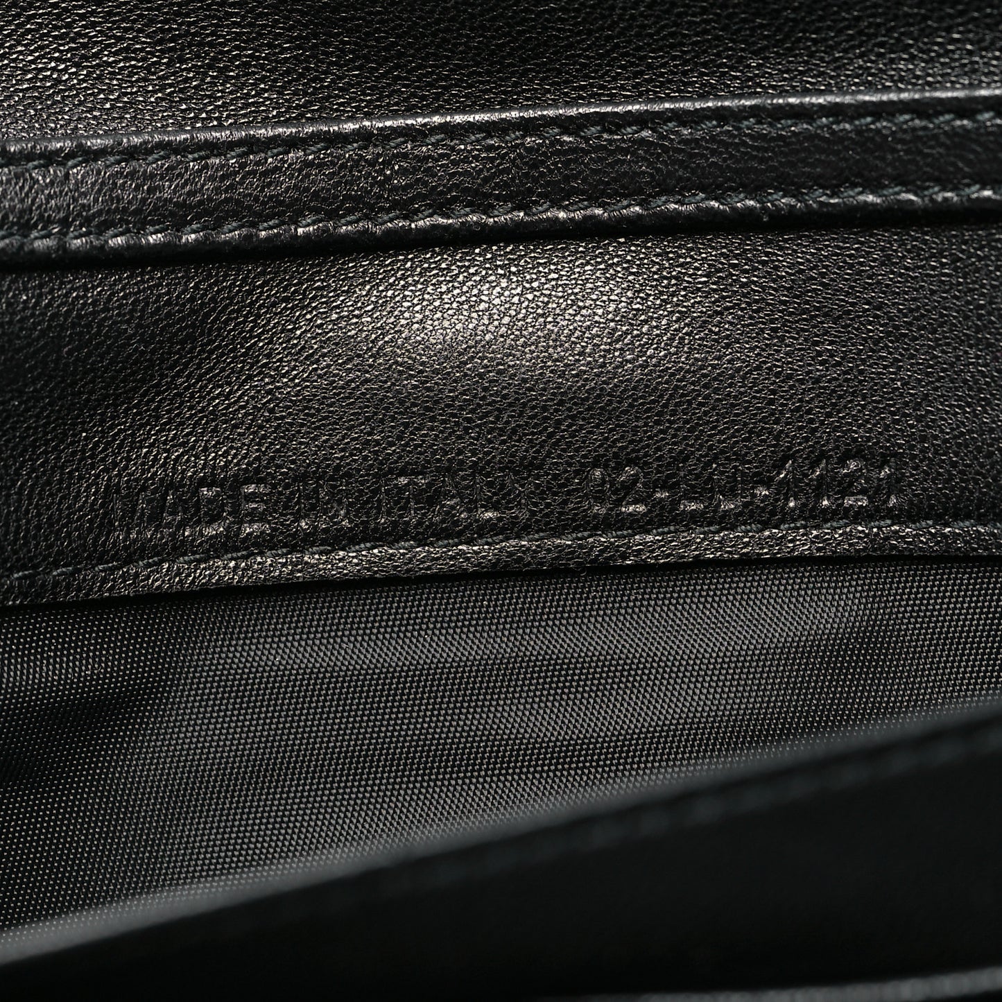 Lambskin Cannage Miss Dior Chain Wallet Black