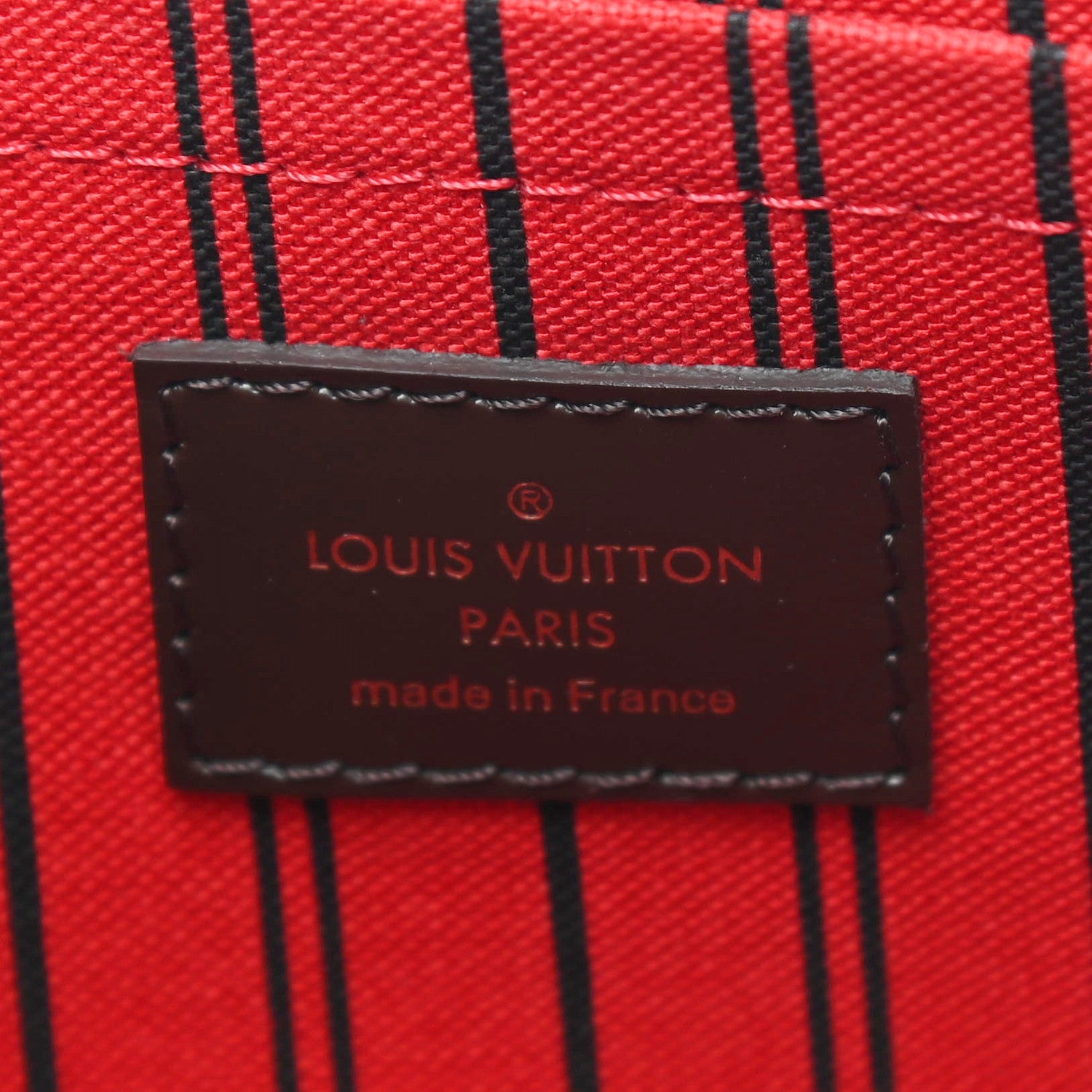 Louis Vuitton Damier Ebene Neverfull MM GM Pochette 6 of 7