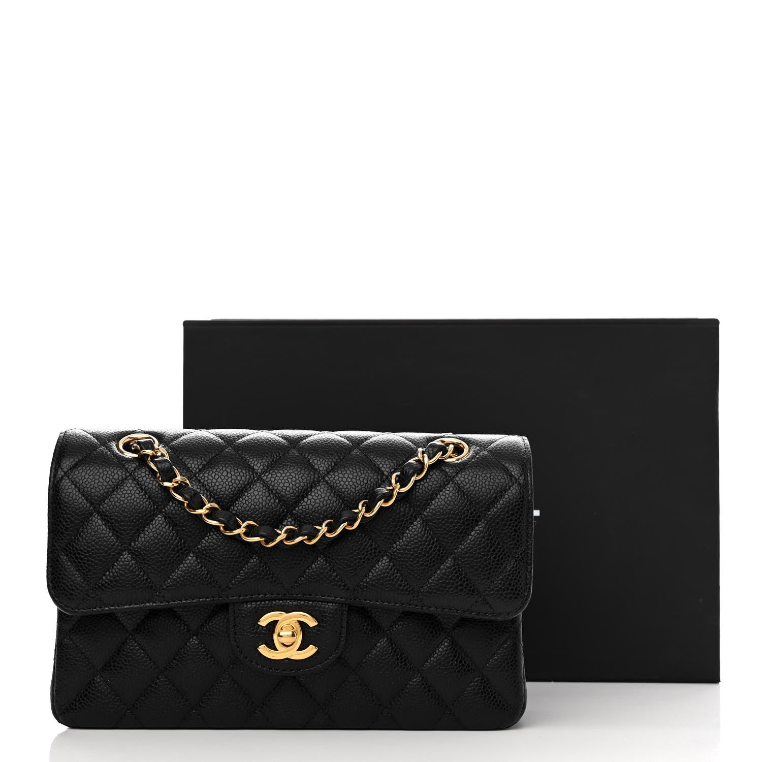 Chanel Caviar Quilted Small Double Flap Black 11 of 11