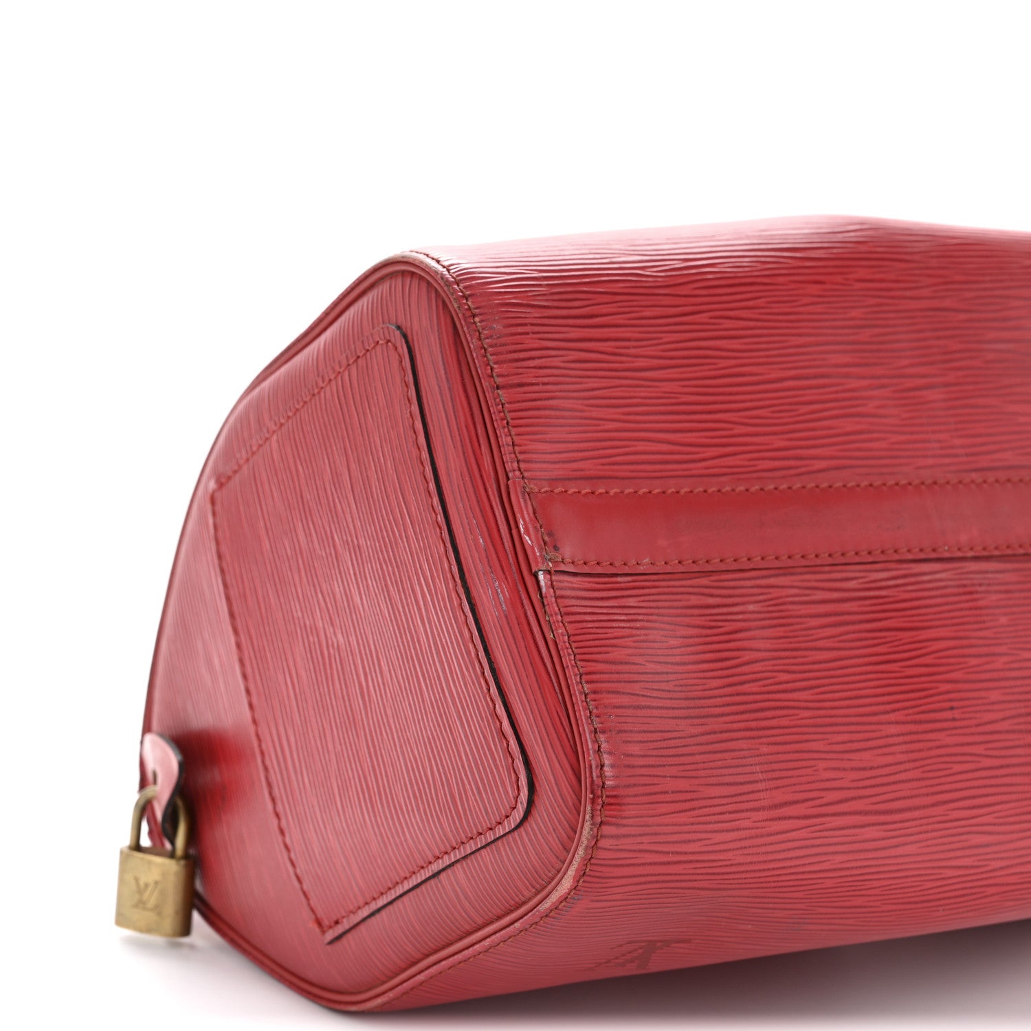 Louis Vuitton Epi Speedy 25 Castillan Red 9 of 12