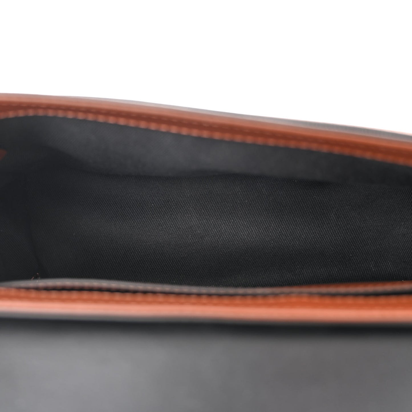 Calfskin Giant Check E-Canvas Note Crossbody Bag Dark Birch Brown