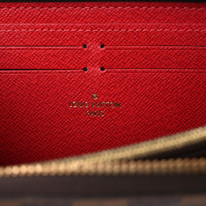 Louis Vuitton Damier Ebene Clemence Wallet Cherry 6 of 9
