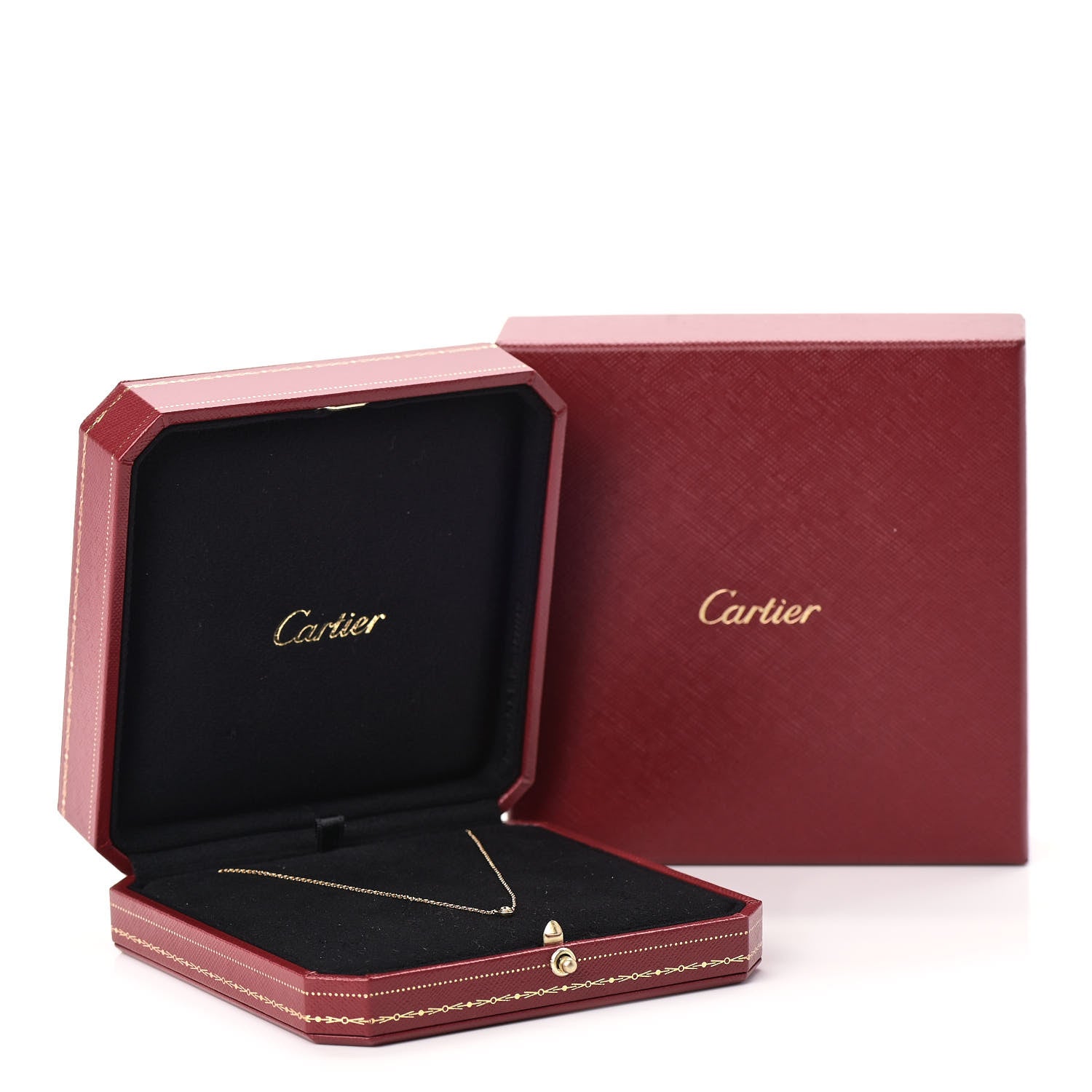 Cartier 18K Yellow Gold Diamond XS D'Amour Pendant Necklace 6 of 6
