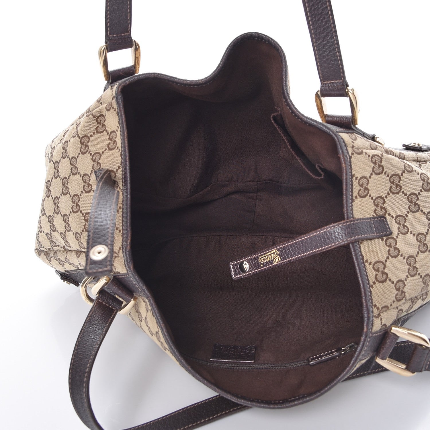 Gucci Monogram Medium Abbey Shoulder Bag Dark Brown 5 of 7