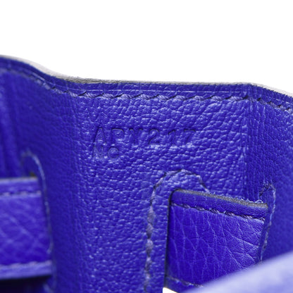 Hermes Togo Kelly Retourne 32 Bleu Electrique 18 of 30
