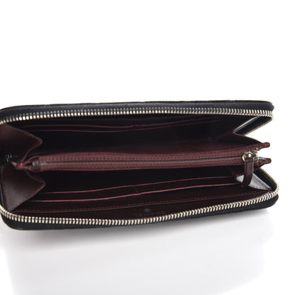 Chanel Caviar Quilted Large Gusset Zip Around Wallet Black 5 of 9
