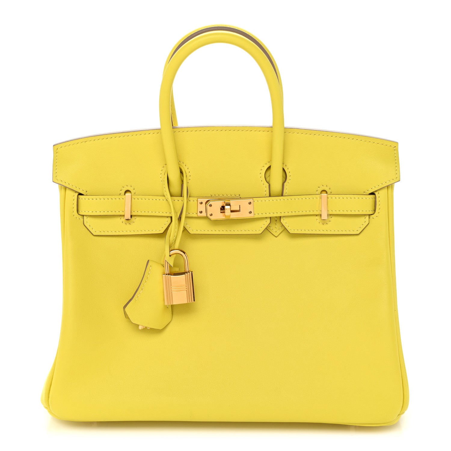Hermes Swift Birkin 25 Lime 1 of 12