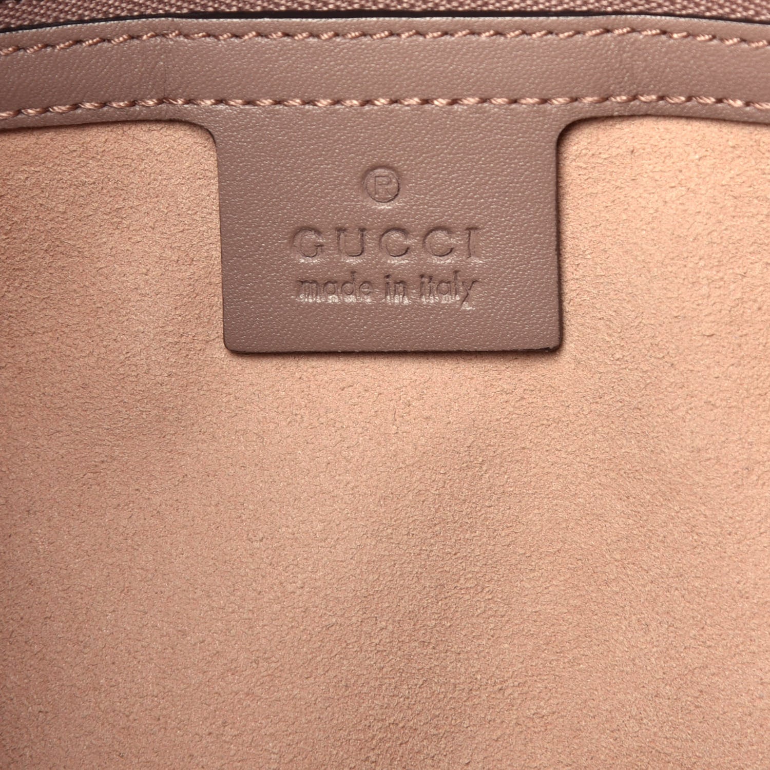 Gucci Calfskin Matelasse Medium GG Marmont Shoulder Tote Bag Porcelain Rose 6 of 9
