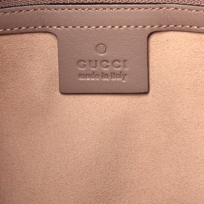 Gucci Calfskin Matelasse Medium GG Marmont Shoulder Tote Bag Porcelain Rose 6 of 9