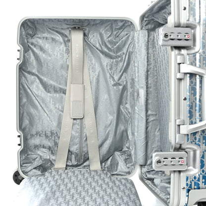 Christian Dior X RIMOWA Aluminum Gradient Cabin Luggage Blue Multi 4 of 11