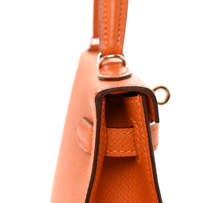 Hermes Epsom Mini Kelly Sellier 20 Orange 12 of 13