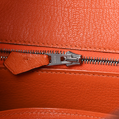Hermes Ostrich Birkin 30 Orange 17 of 41