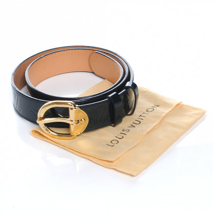 Louis Vuitton Vernis Belt 80 32 Blue Nuit 4 of 7