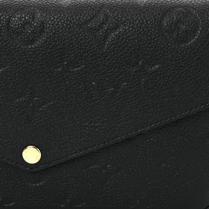 Louis Vuitton Empreinte Pochette Felicie Chain Wallet Black 11 of 13