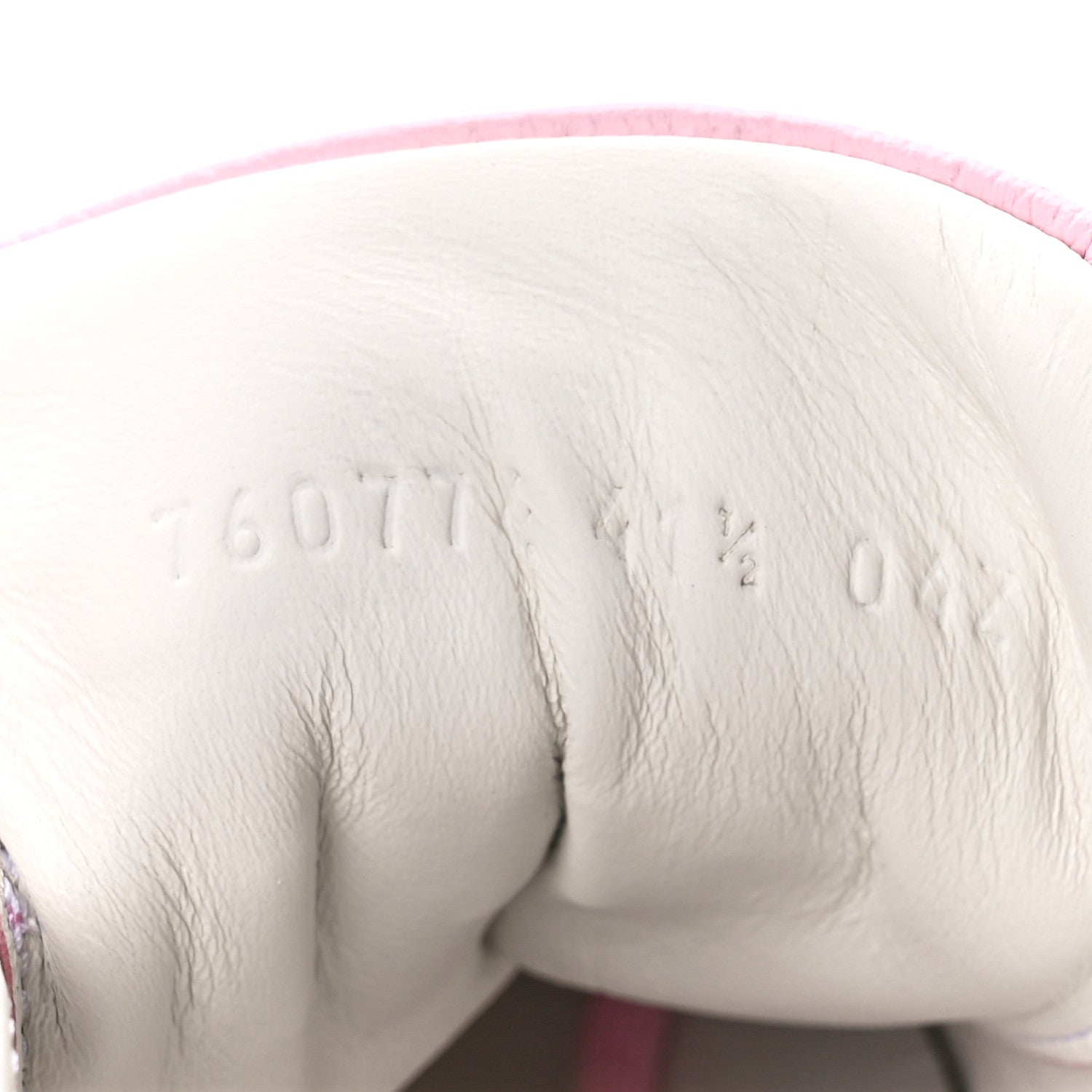 Gucci Crystal Monogram Textured Dollar Calfskin Web Womens New Ace Sneakers 41.5 Sugar Pink 9 of 11