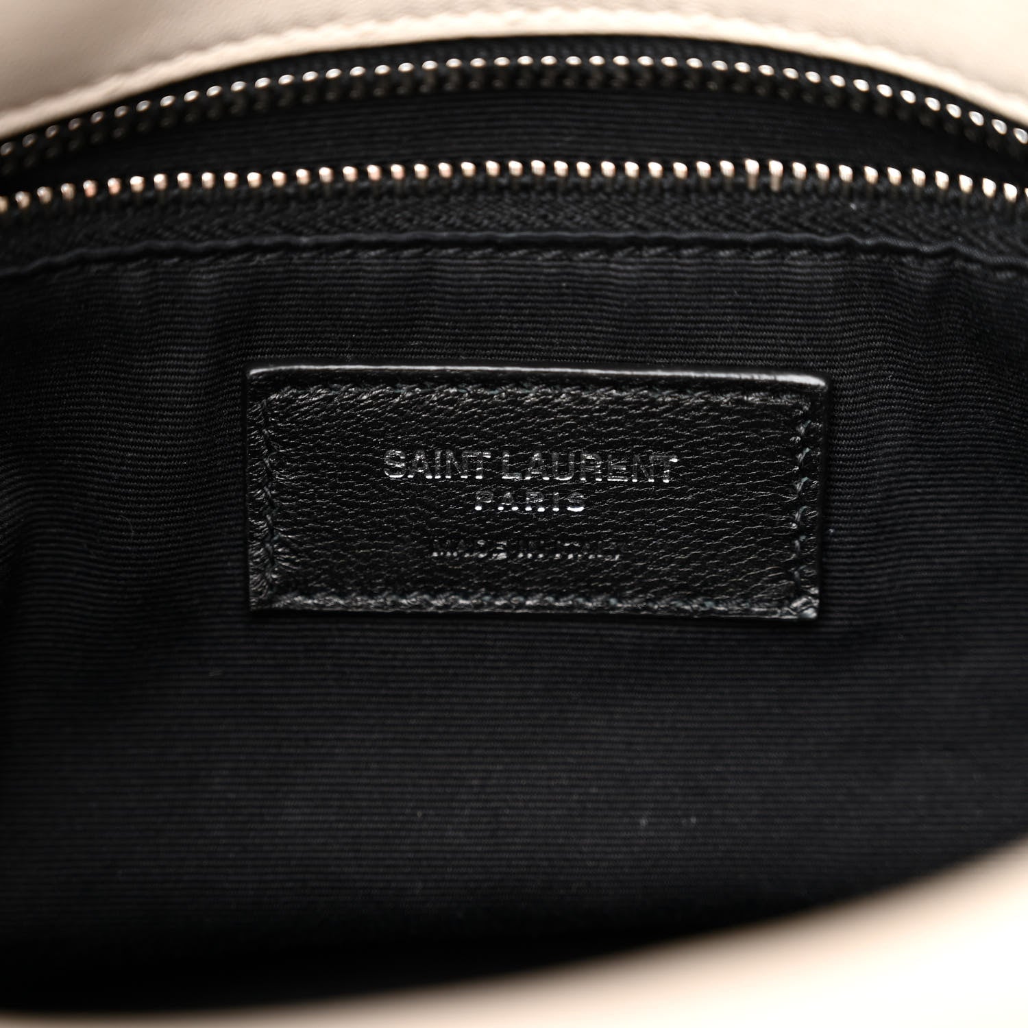 Saint Laurent Lambskin Quilted Toy Loulou Puffer Monogram Chain Satchel Crema Soft 6 of 10