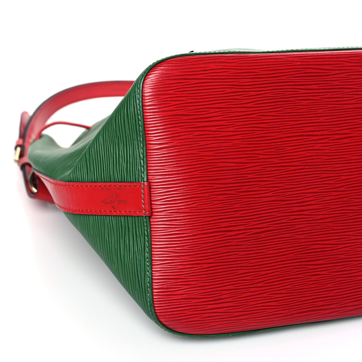 Louis Vuitton Epi Bi-Color Petit Noe Borneo Castillan Red 6 of 8