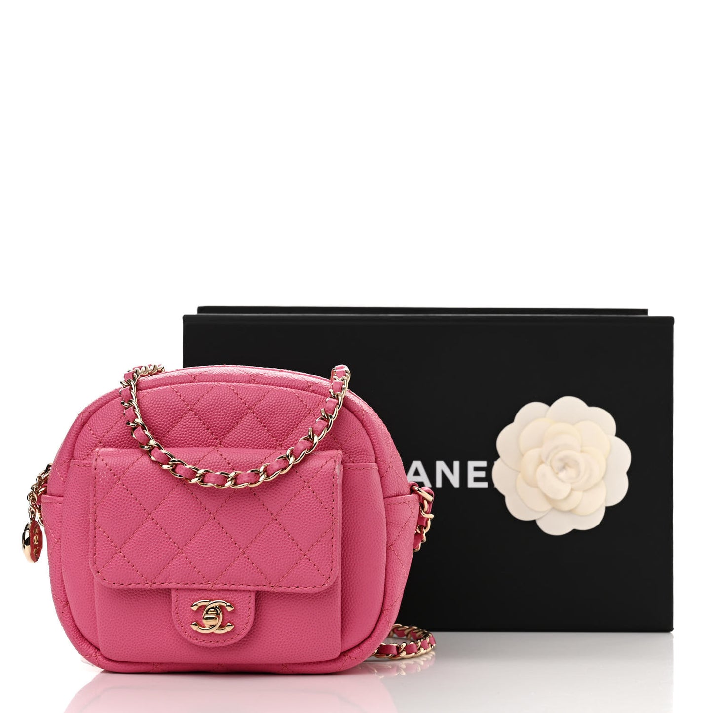 Caviar Quilted CC Day Camera Case Pink