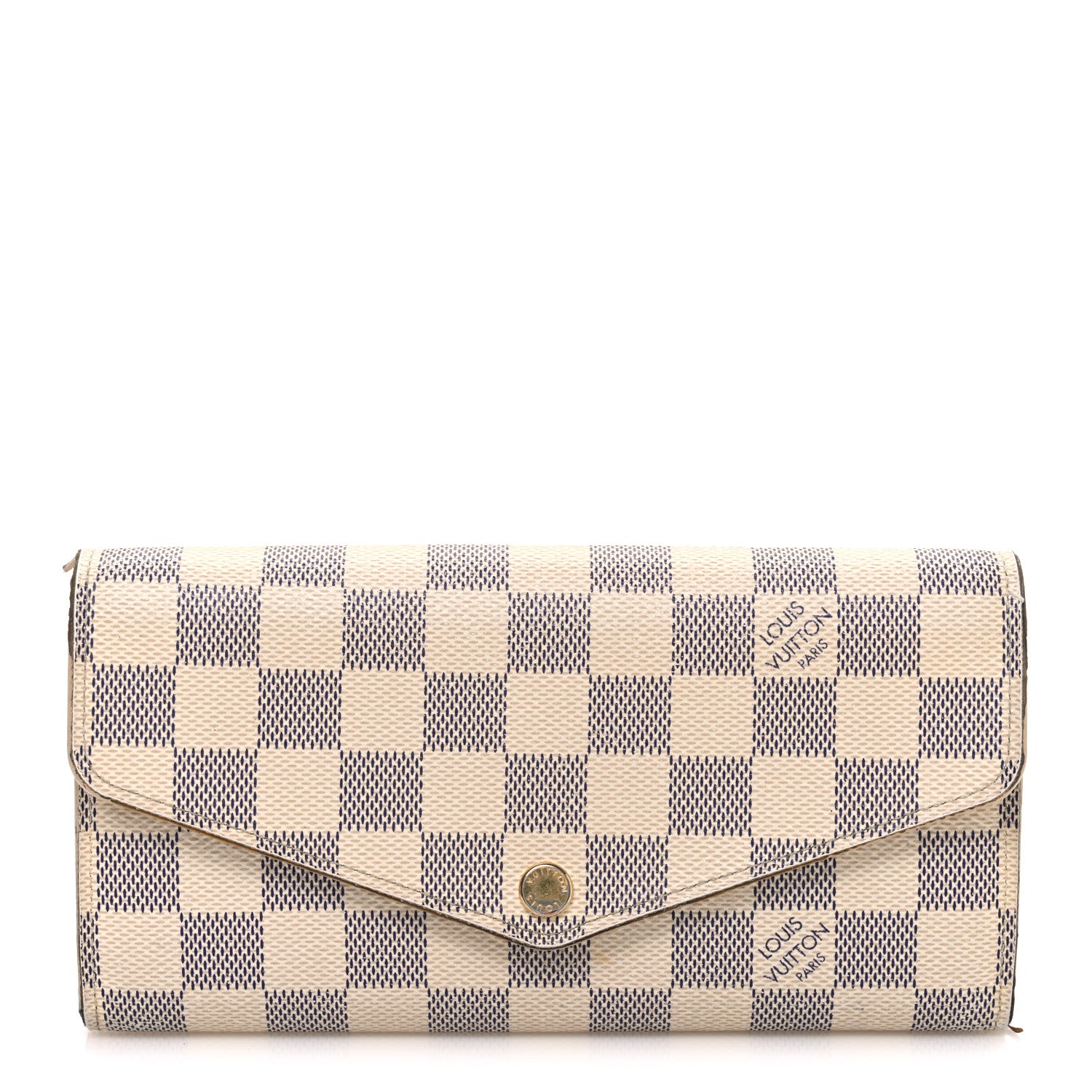 Louis Vuitton Damier Azur Sarah Wallet NM 1 of 7