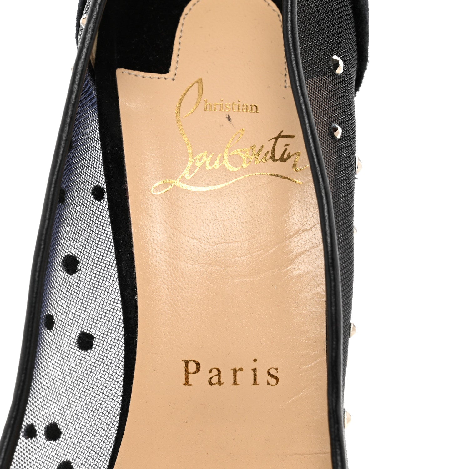 Christian Louboutin Strass Follies 100 Pumps 39 Black 7 of 8