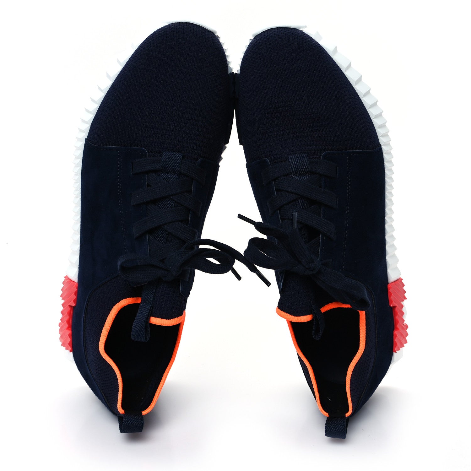 Hermes Knit Suede Goatskin Mens Depart Sneakers 47 1644268 – FASHIONPHILE