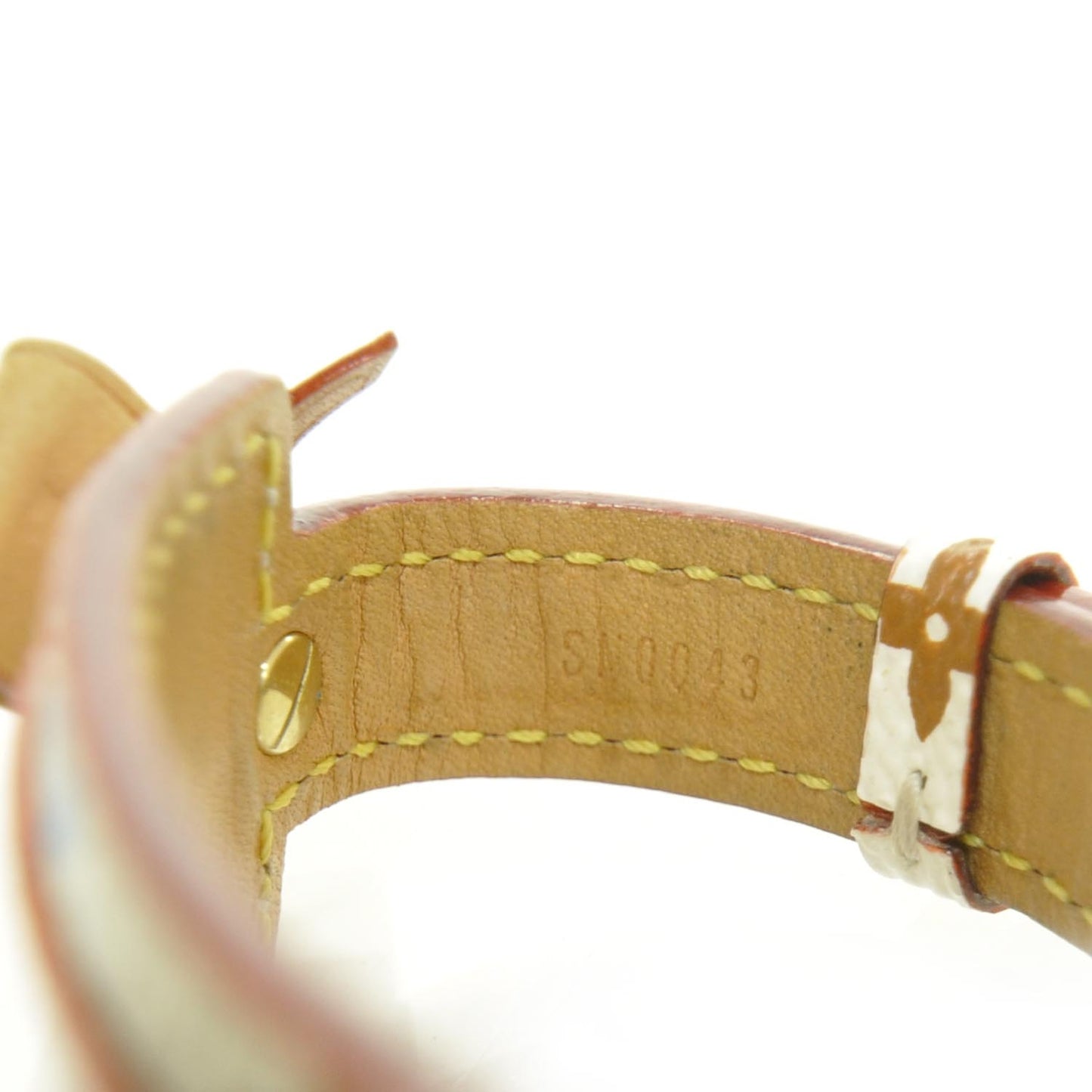 Monogram Multicolor Address Wish Bracelet White