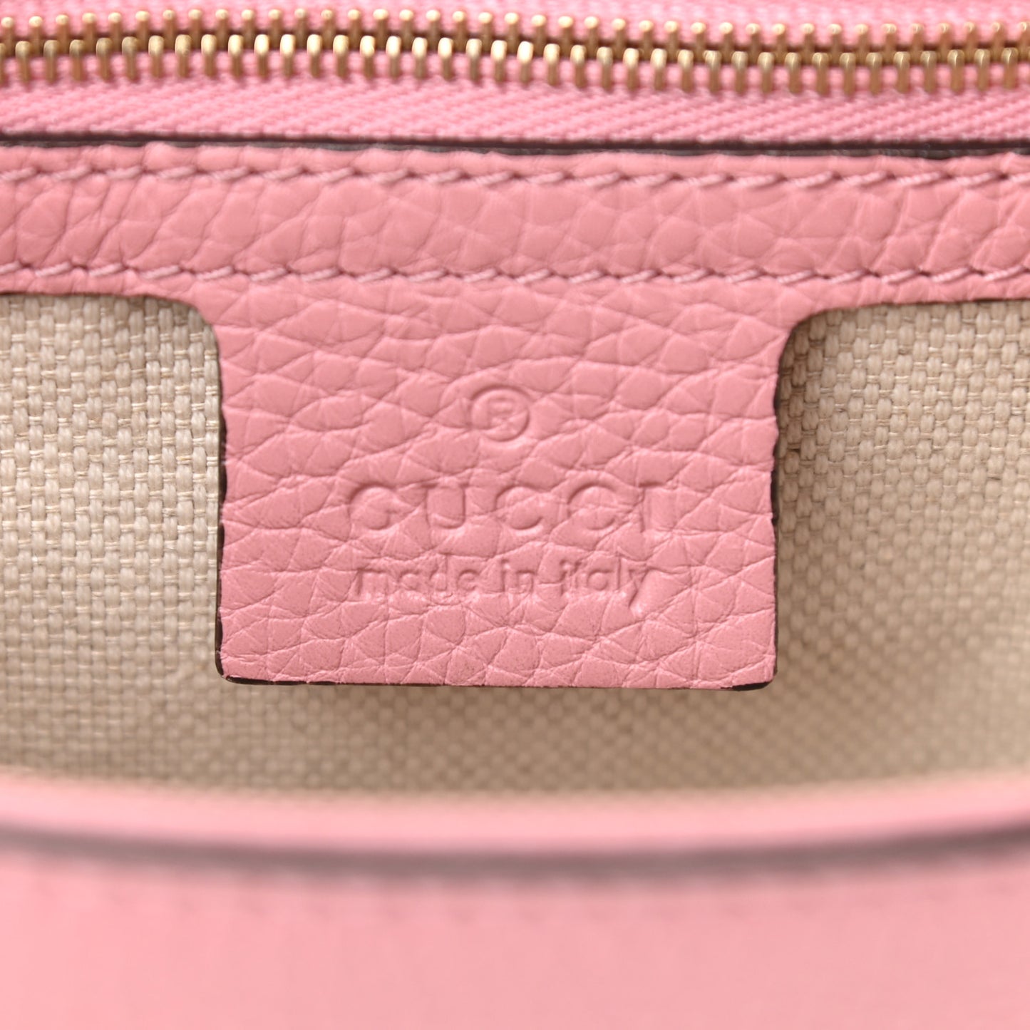 Pebbled Calfskin Medium Soho Flap Crossbody Pink