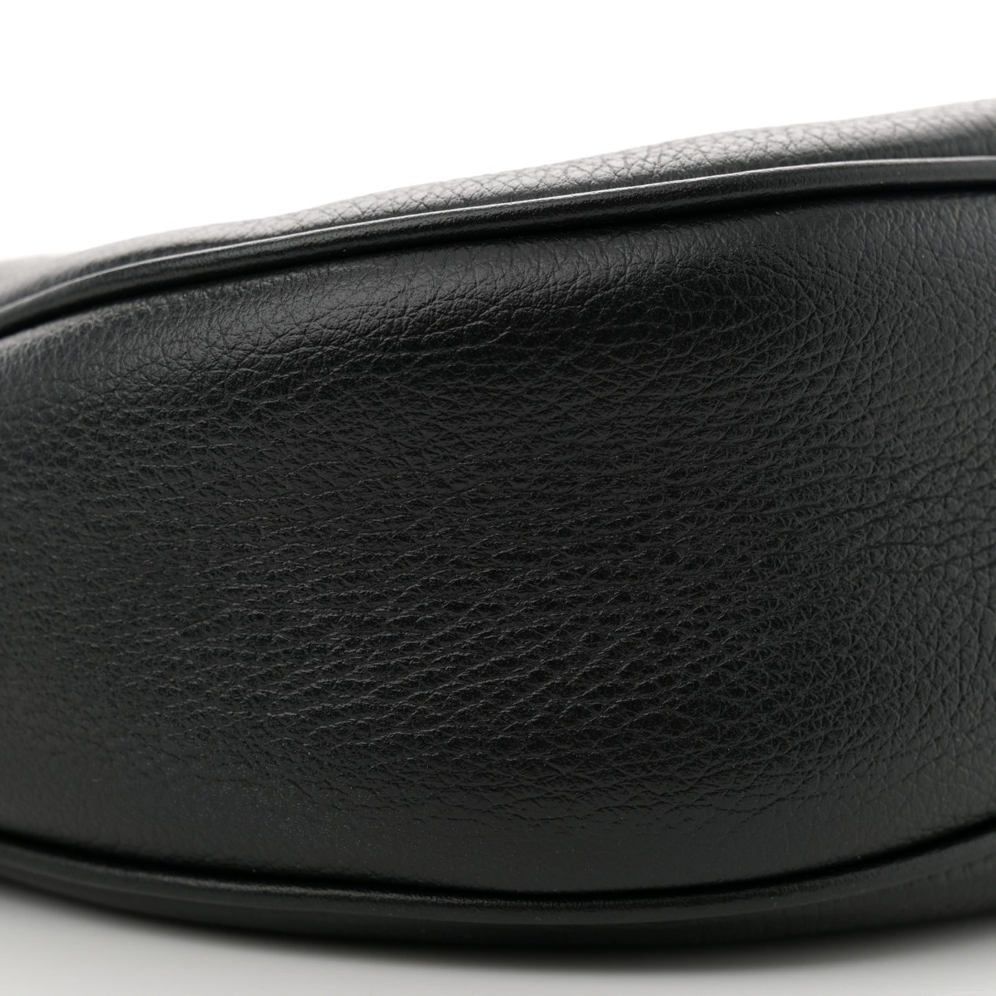Supple Calfskin Cuir Triomphe Small Heloise Shoulder Bag Black