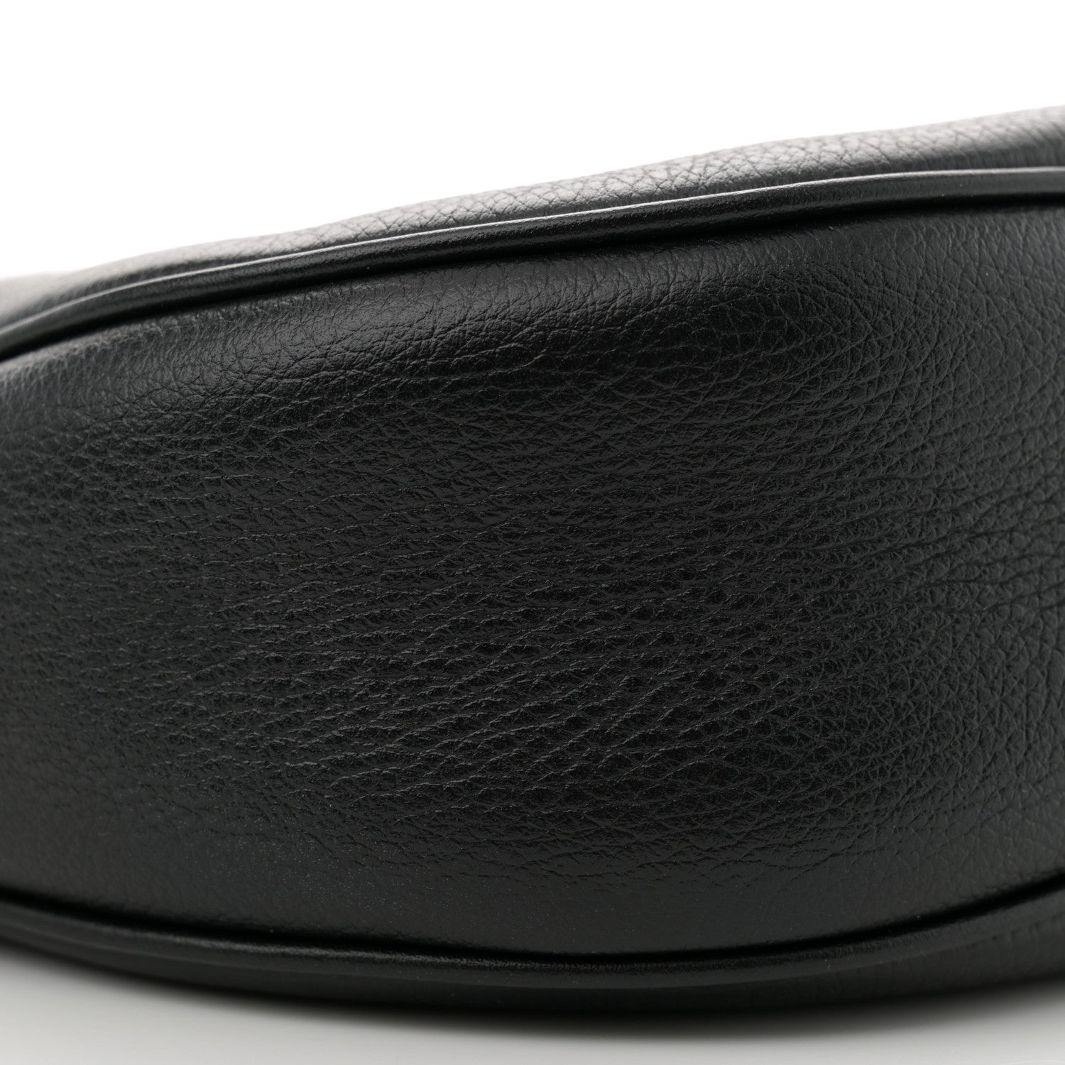 Celine Supple Calfskin Cuir Triomphe Small Heloise Shoulder Bag Black 8 of 10