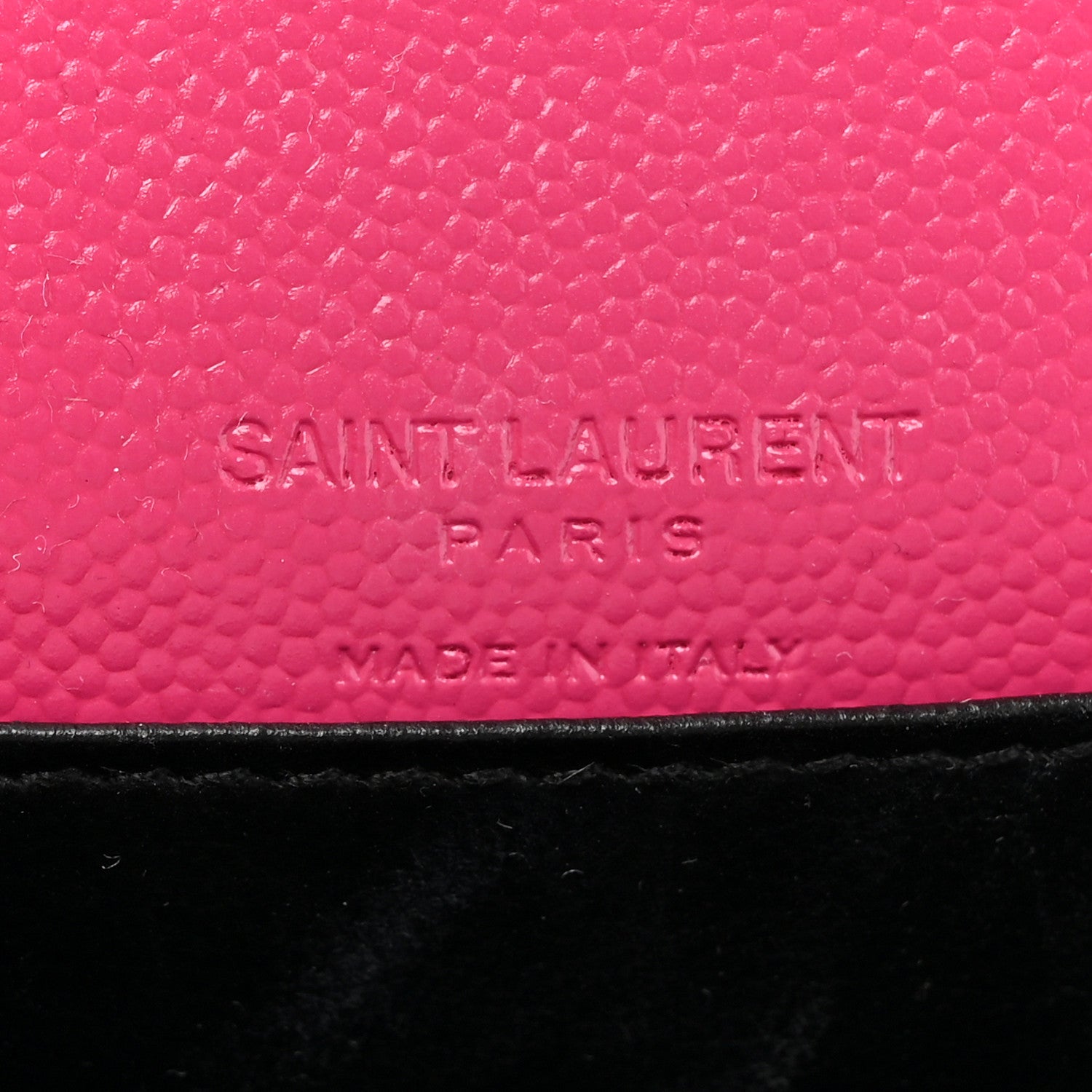 Saint Laurent Grain De Poudre Monogram Kate Belt Bag Fuchsia 6 of 13