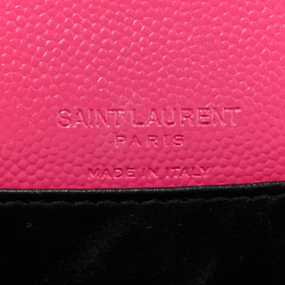 Saint Laurent Grain De Poudre Monogram Kate Belt Bag Fuchsia 6 of 13