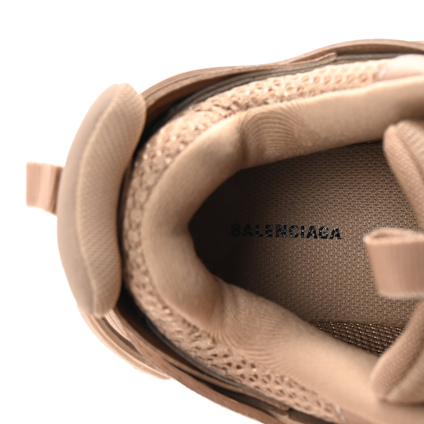 Mesh Rubber Uni-Matte Full Color Womens Track Sneakers 38 Full Beige