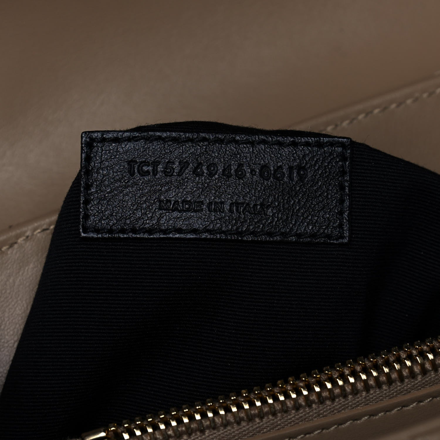 Saint Laurent Calfskin Y Quilted Monogram Medium Loulou Chain Satchel Taupe 7 of 10