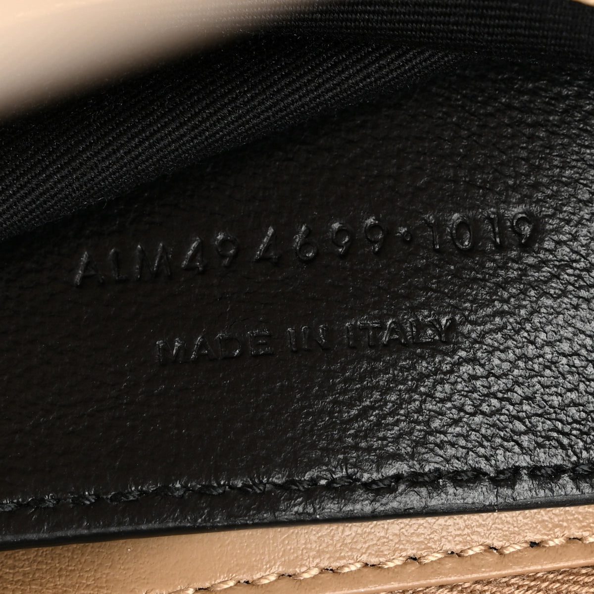 Saint Laurent Calfskin Y Quilted Monogram Small Loulou Chain Satchel Dark Beige 7 of 11
