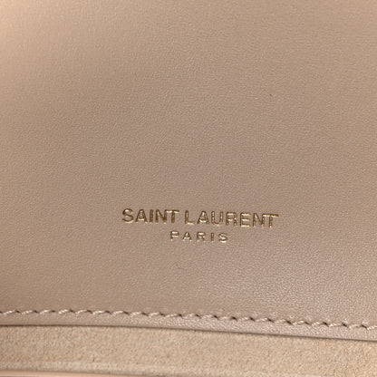 Saint Laurent Smooth Calfskin Medium Classic Monogram Kate Tassel Satchel Nude Powder 7 of 11
