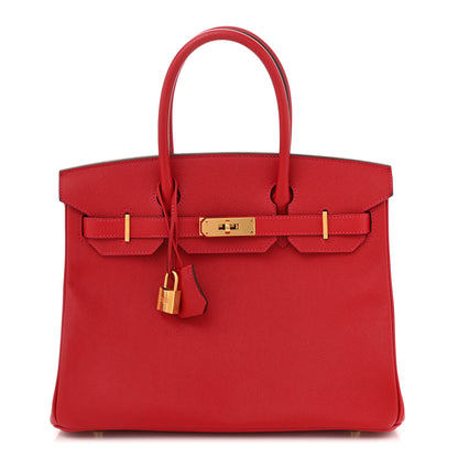 Hermes Epsom Birkin 30 Rouge Casaque 1 of 10